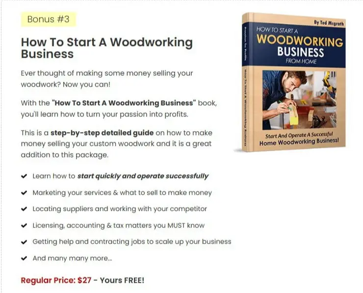 Teds Woodworking Bonus-3